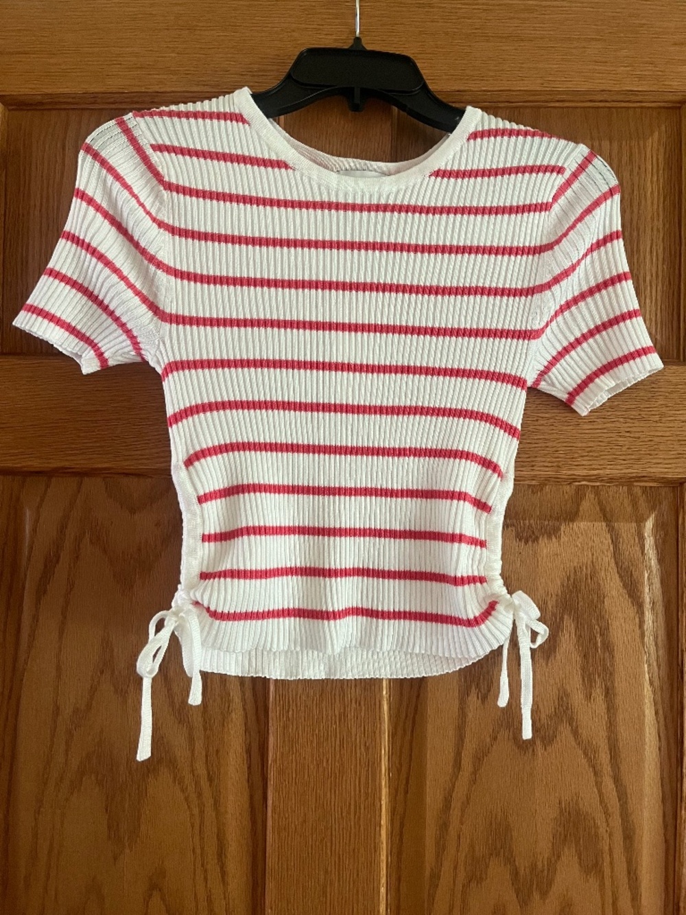 Pink Rose striped top